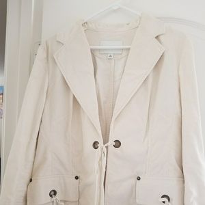 Banana Republic Beautiful WhiteCream Blazer Jacket